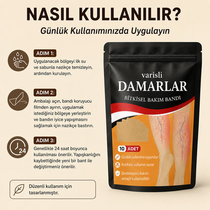 Danarix Bitkisel Bakım Bandı | Günlük Kullanım İçin Konfor Desteği
